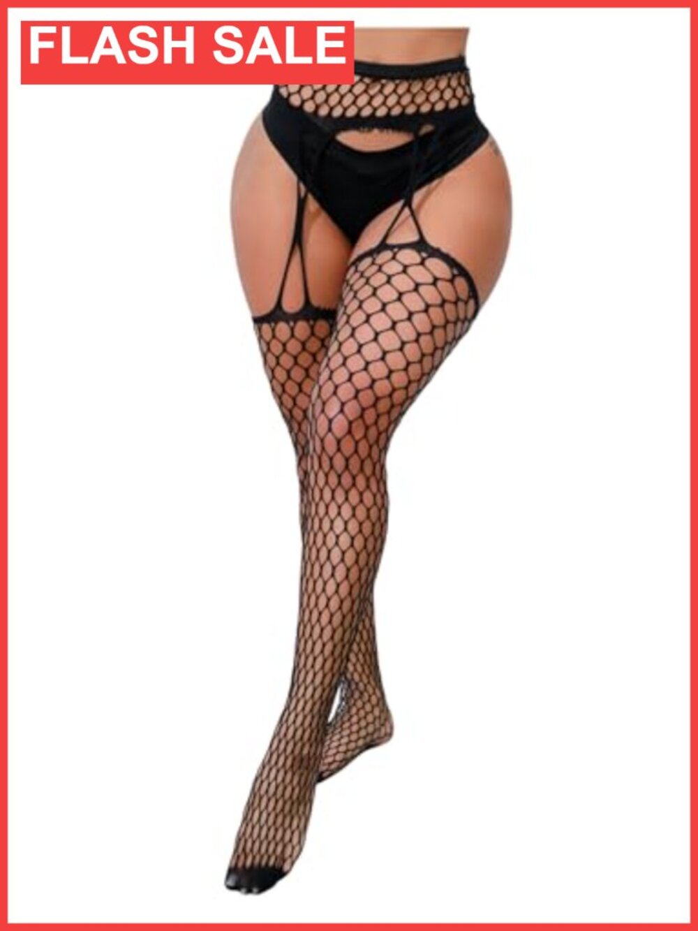 Fishnet Stockings Garter Mesh Sheer High Suspender Pantyhose Sexy Tights